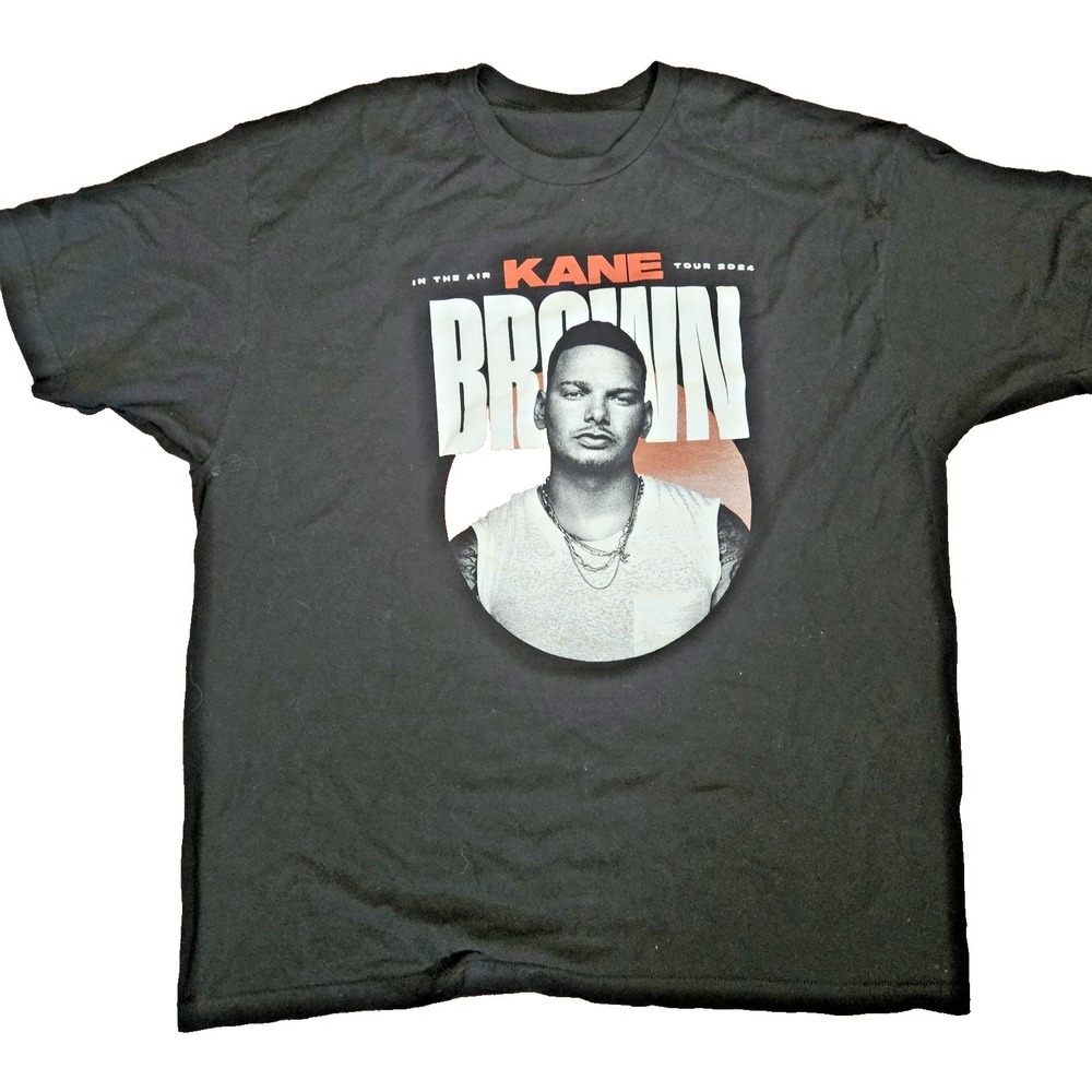 Kane Brown 2024 Tour Tee Graphic T-Shirt Men's Size Large
